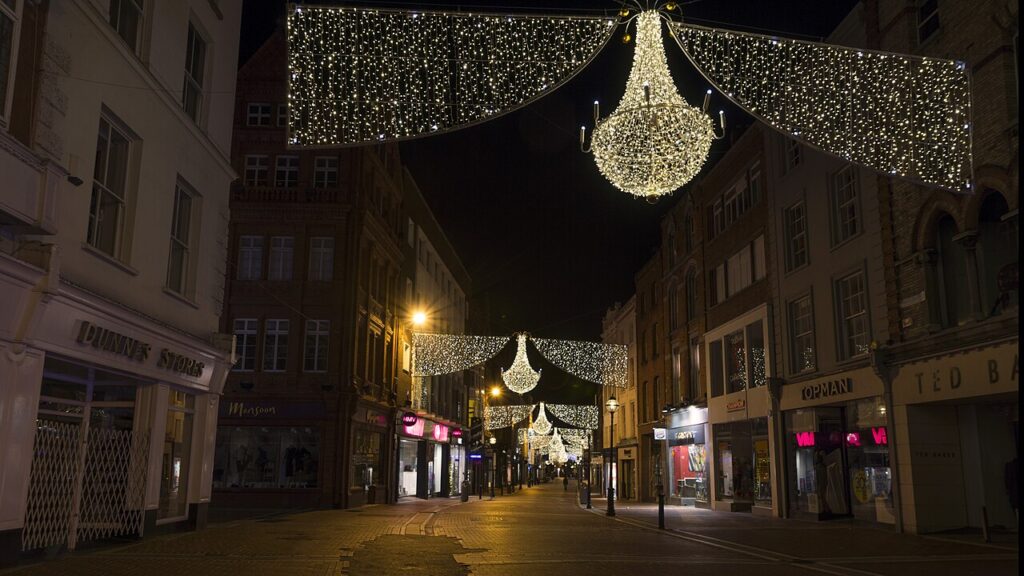 Grafton Street Christmas lights, Dublin
