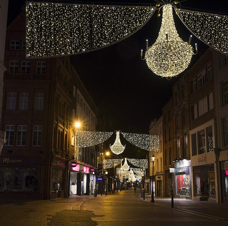 Grafton Street Christmas lights, Dublin
