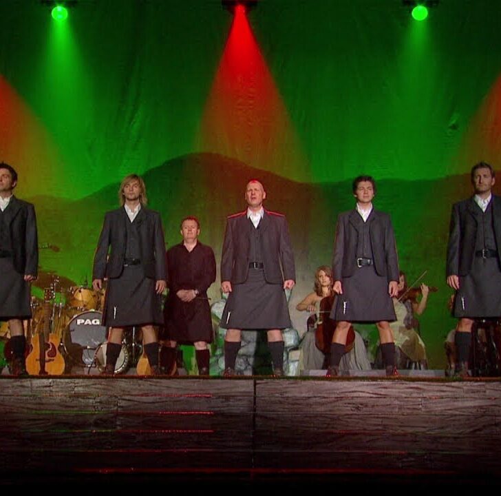 Celtic Thunder singing Ireland’s Call on stage