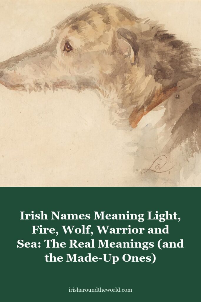 Irish Names Meaning Light, Fire, Wolf, Warrior and Sea: The Real Meanings (and the Made-Up Ones)
