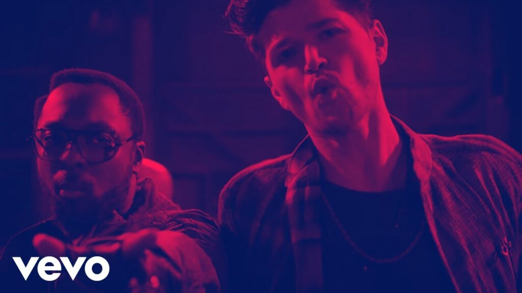 The Script and will.i.am in the Hall of Fame music video