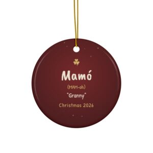 Mam&oacute; Christmas ornament 2026