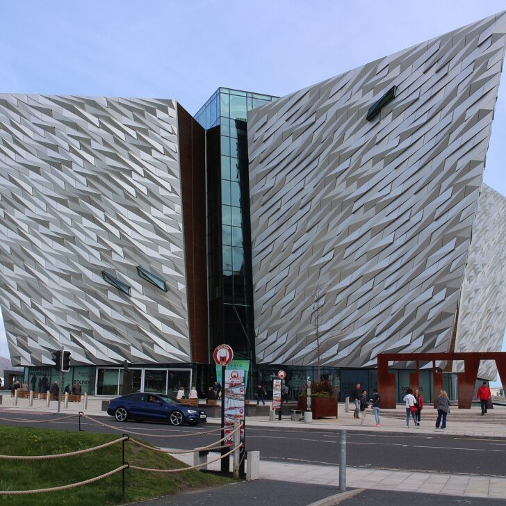 The Titanic Belfast building in the Titanic Quarter, Belfast