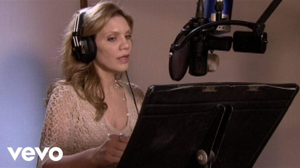 Alison Krauss recording The Wexford Carol with Yo-Yo Ma