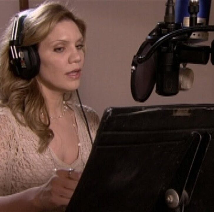 Alison Krauss recording The Wexford Carol with Yo-Yo Ma