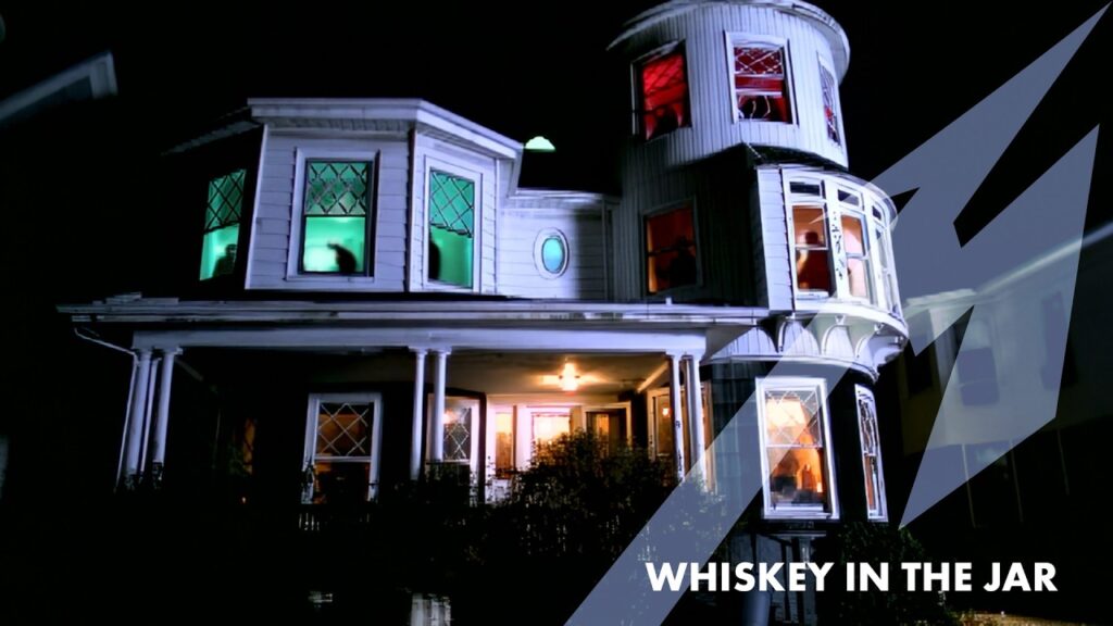 House at night from the Metallica Whiskey in the Jar music video